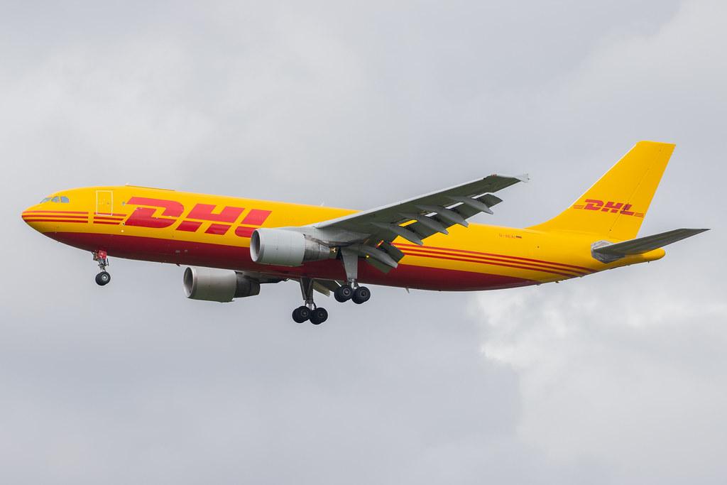 London Heathrow Airport: DHL Airbus A300BA-622R(F) A306 operated by European Air Transport D-AEAI MSN 637