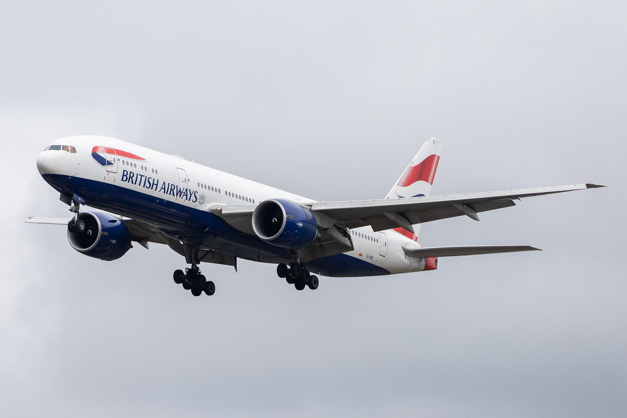 London Heathrow Airport: British Airways (BA / BAW) |  Boeing 777-236(ER) B772 | G-VIIC | MSN 27485