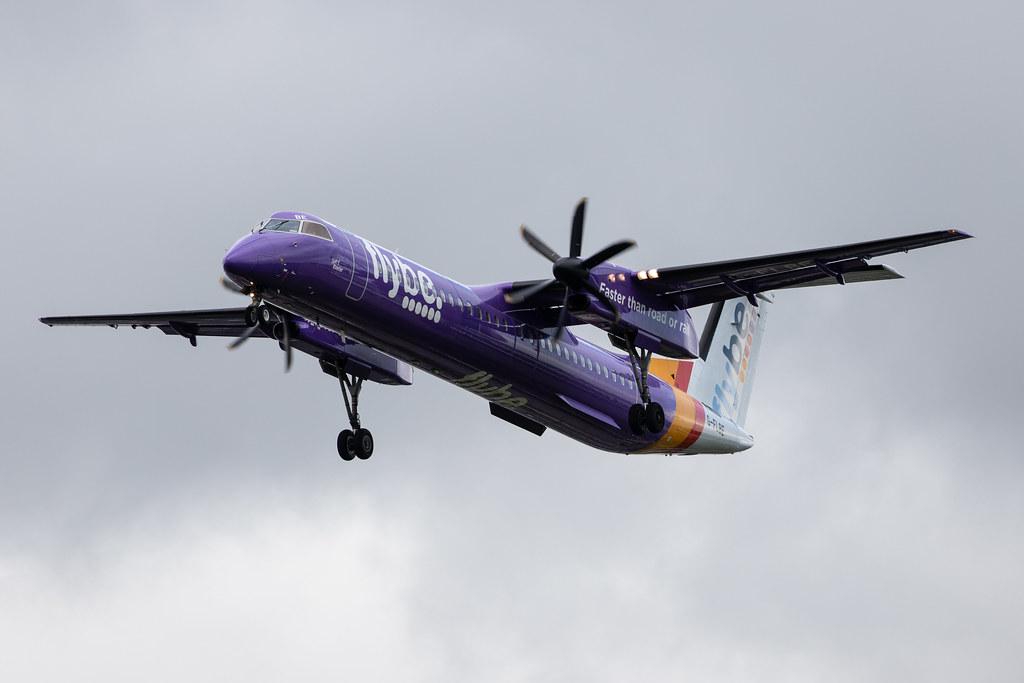 London Heathrow Airport: Flybe (BE / BEE) |  De Havilland Canada Dash 8-400 DH8D | G-FLBE | MSN 4261