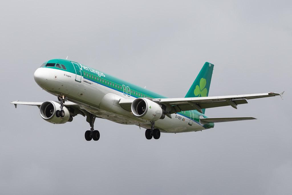 London Heathrow Airport: Aer Lingus (EI / EIN) |  Airbus A320-214 A320 | EI-DEP | MSN 2542