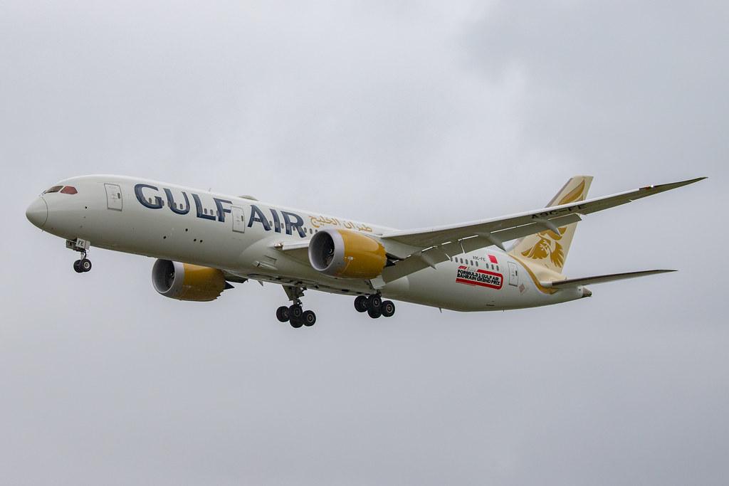 London Heathrow Airport: Gulf Air (GF / GFA) |  Boeing 787-9 Dreamliner B789 | A9C-FE | MSN 39984