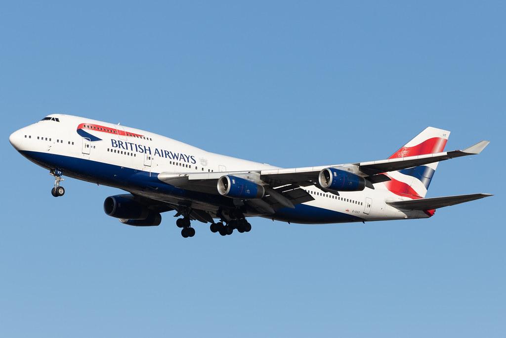 London Heathrow Airport: British Airways (BA / BAW) |  Boeing 747-436 B744 | G-CIVT | MSN 25821