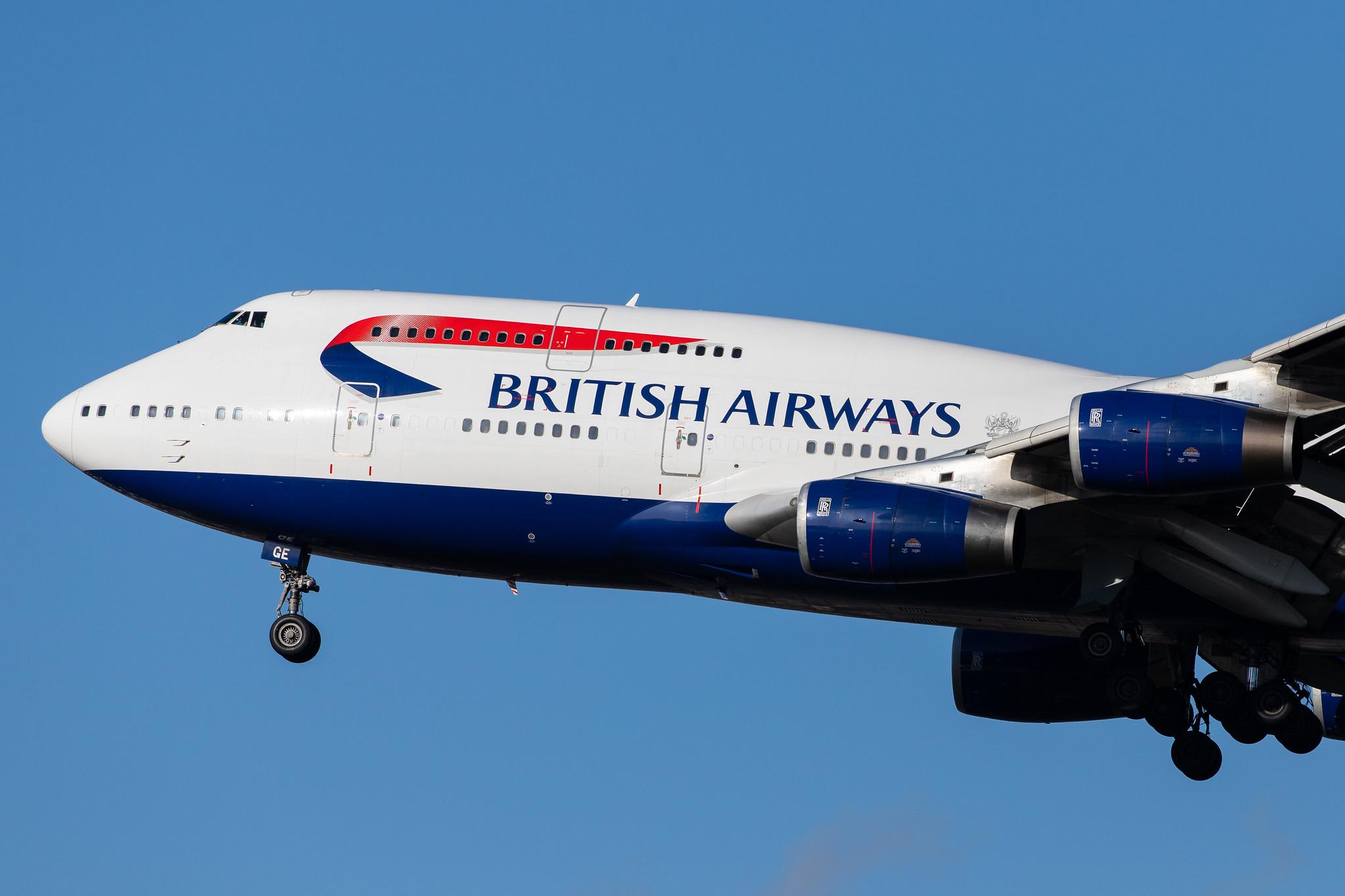 London Heathrow Airport: British Airways (BA / BAW) |  Boeing 747-436 B744 | G-BYGE | MSN 28858