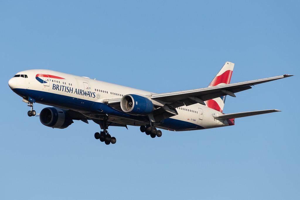 London Heathrow Airport: British Airways (BA / BAW) |  Boeing 777-236(ER) B772 | G-YMMI | MSN 30310