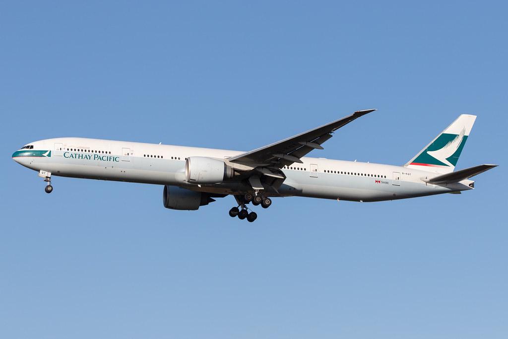 London Heathrow Airport: Cathay Pacific (CX / CPA) |  Boeing 777-367(ER) B77W | B-KQT | MSN 41766
