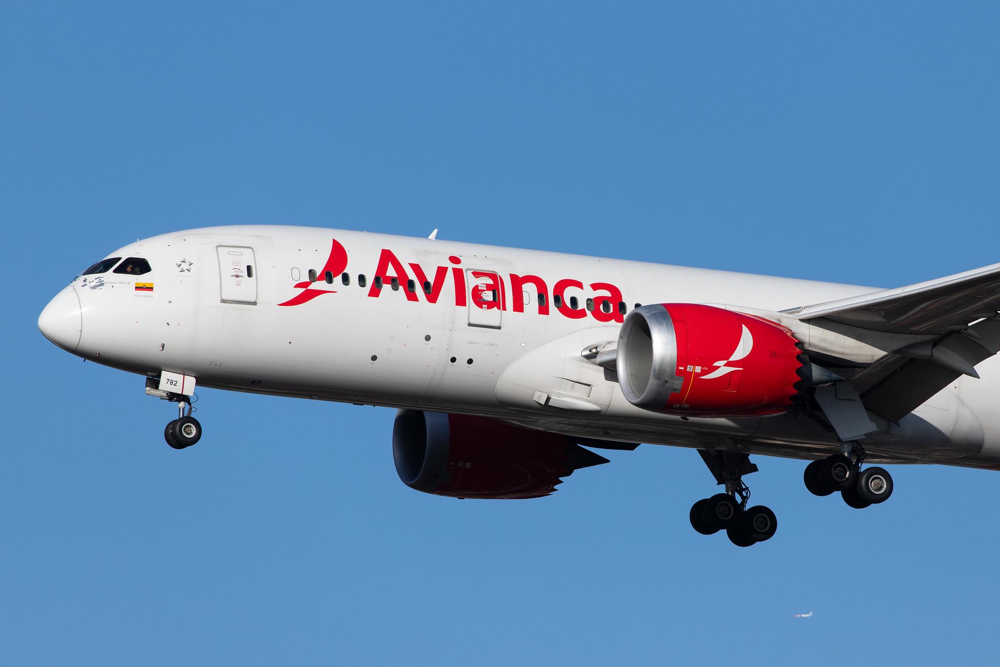 London Heathrow Airport: Avianca (AV / AVA) |  Boeing 787-8 Dreamliner B788 | N782AV | MSN 37504
