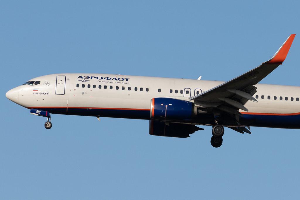 London Heathrow Airport: Aeroflot (SU / AFL) |  Boeing 737-8MC B738 | VP-BNP | MSN 44438