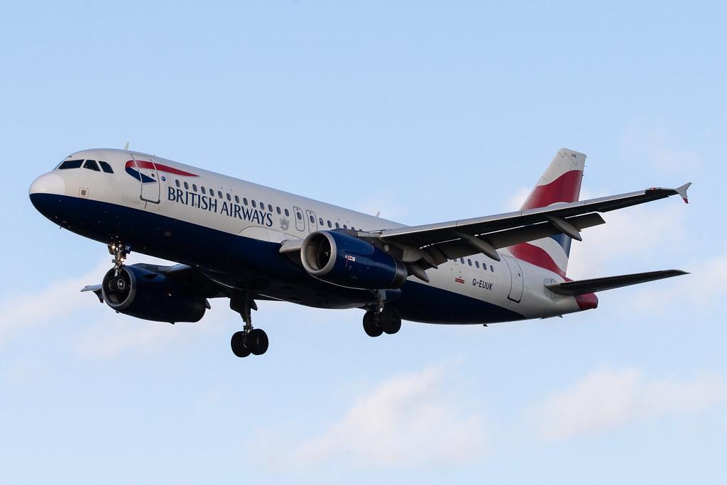 London Heathrow Airport: British Airways (BA / BAW) |  Airbus A320-232 A320 | G-EUUK | MSN 1899