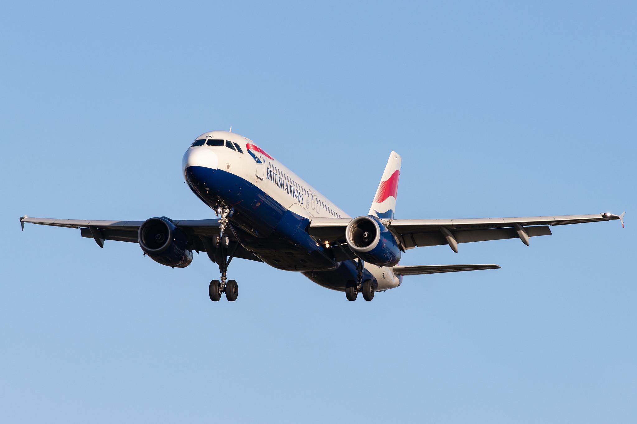 London Heathrow Airport: British Airways (BA / BAW) |  Airbus A320-232 A320 | G-EUUG | MSN 1812