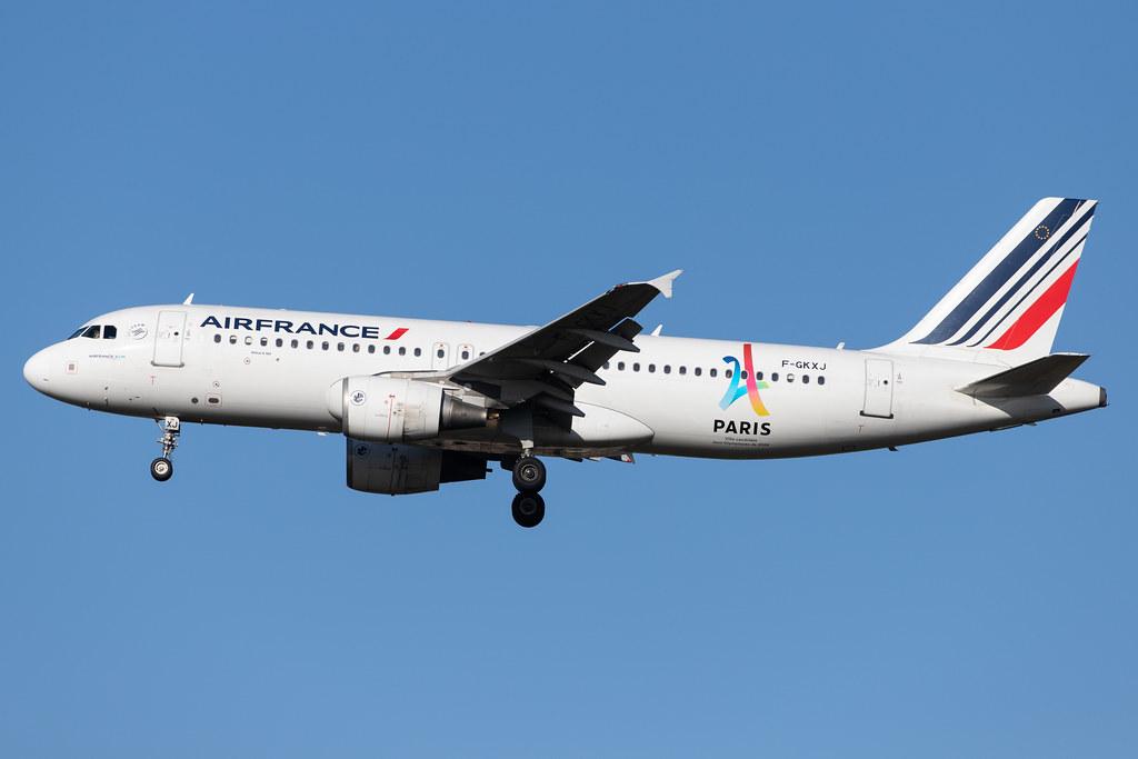 London Heathrow Airport: Air France (AF / AFR) |  Airbus A320-214 A320 | F-GKXJ | MSN 1900