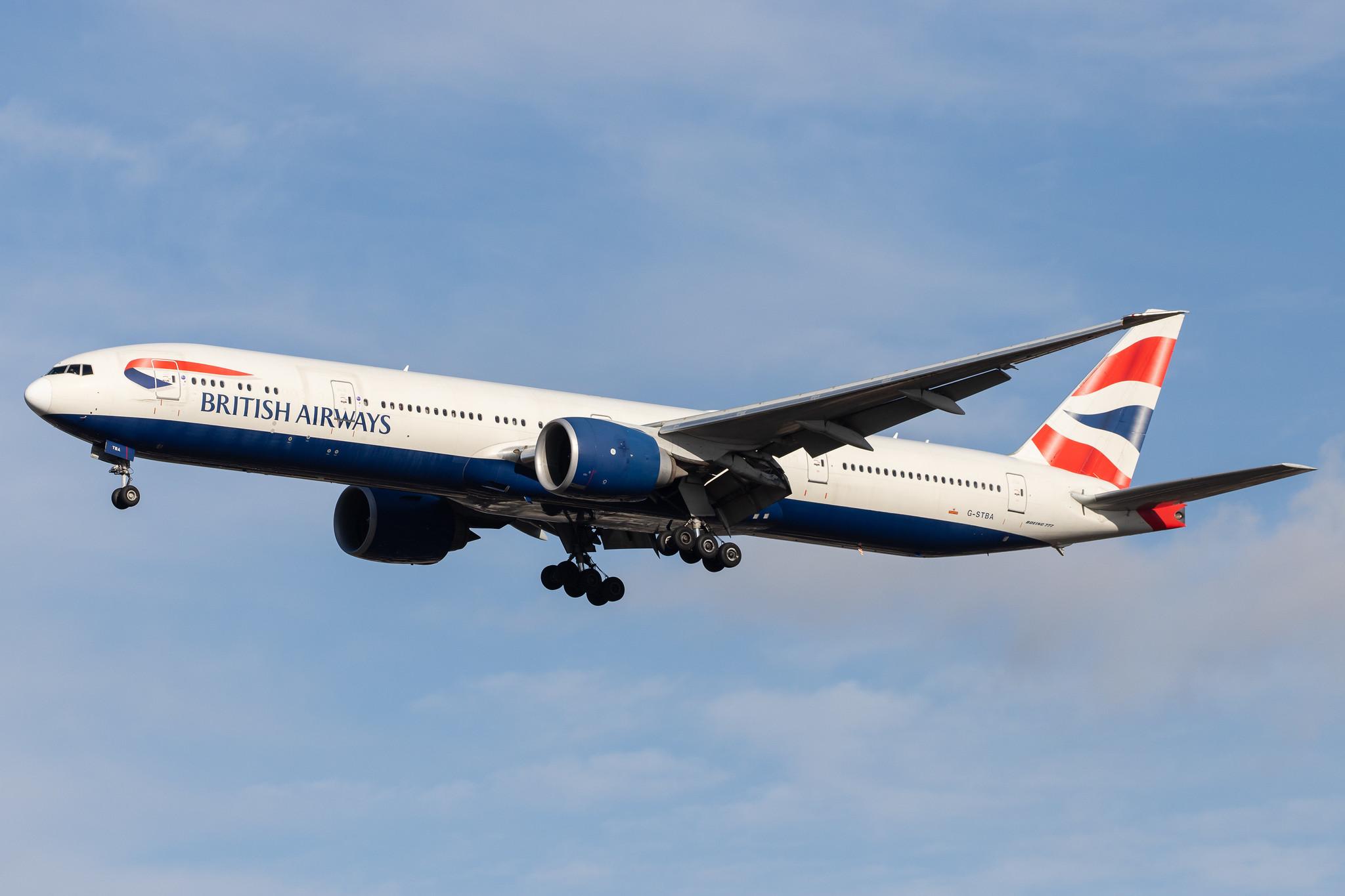 London Heathrow Airport: British Airways (BA / BAW) |  Boeing 777-336(ER) B77W | G-STBA | MSN 40542