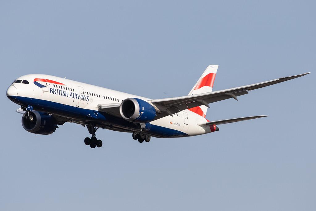 London Heathrow Airport: British Airways (BA / BAW) |  Boeing 787-8 Dreamliner B788 | G-ZBJA | MSN 38609