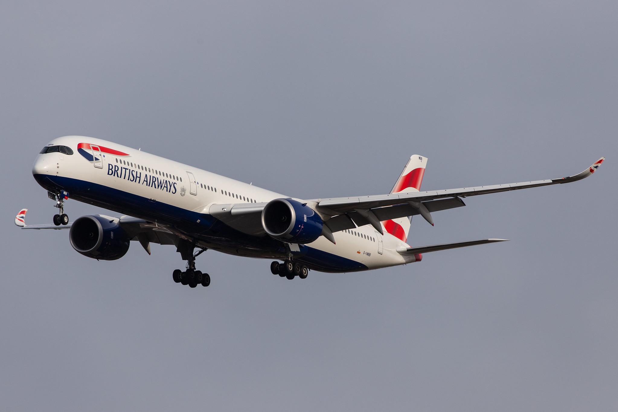 London Heathrow Airport: British Airways (BA / BAW) |  Airbus A350-1041 A35K | G-XWBB | MSN 340