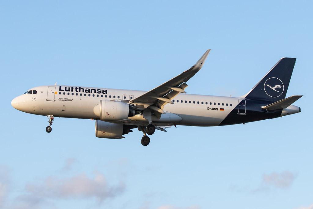 London Heathrow Airport: Lufthansa (LH / DLH) |  Airbus A320-271N A20N | D-AINN | MSN 8491