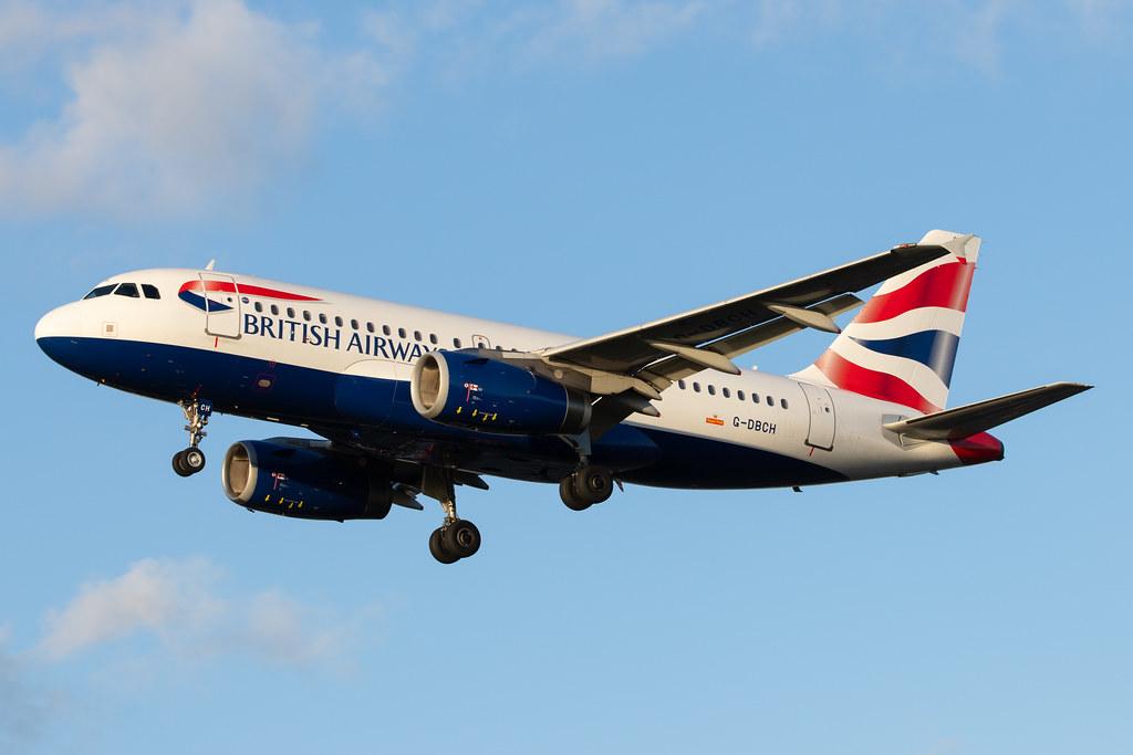 London Heathrow Airport: British Airways (BA / BAW) |  Airbus A319-131 A319 | G-DBCH | MSN 2697