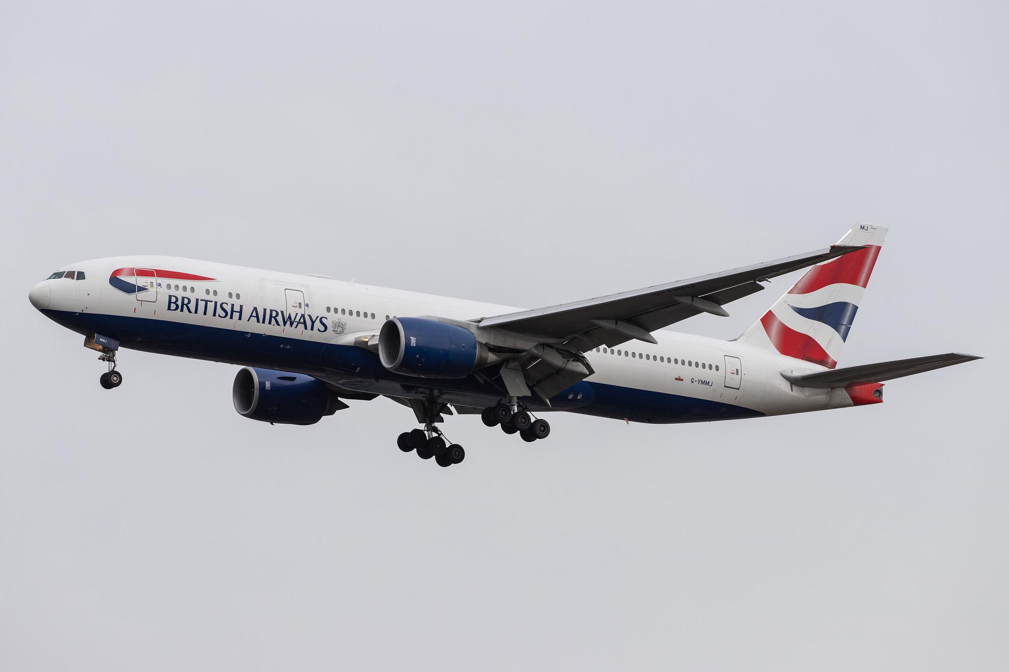 London Heathrow Airport: British Airways (BA / BAW) |  Boeing 777-236(ER) B772 | G-YMMJ | MSN 30311