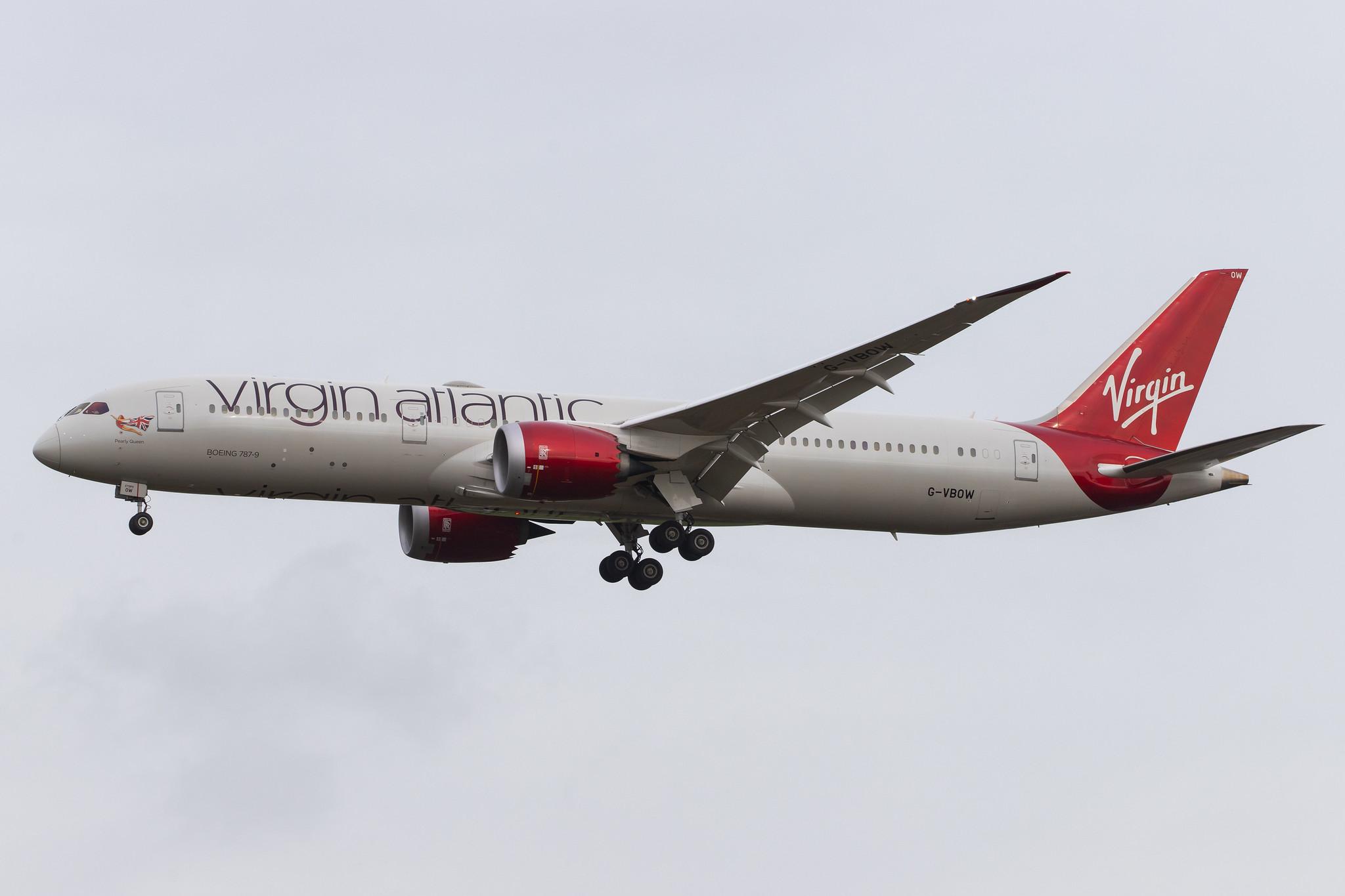 London Heathrow Airport: Virgin Atlantic (VS / VIR) |  Boeing 787-9 Dreamliner B789 | G-VBOW | MSN 37978