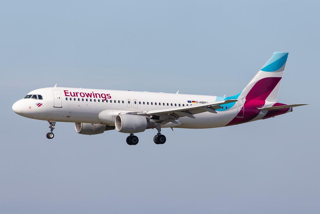 Hamburg Airport: Eurowings (EW / EWG) |  Airbus A320-214 A320 | D-ABNU | MSN 2591