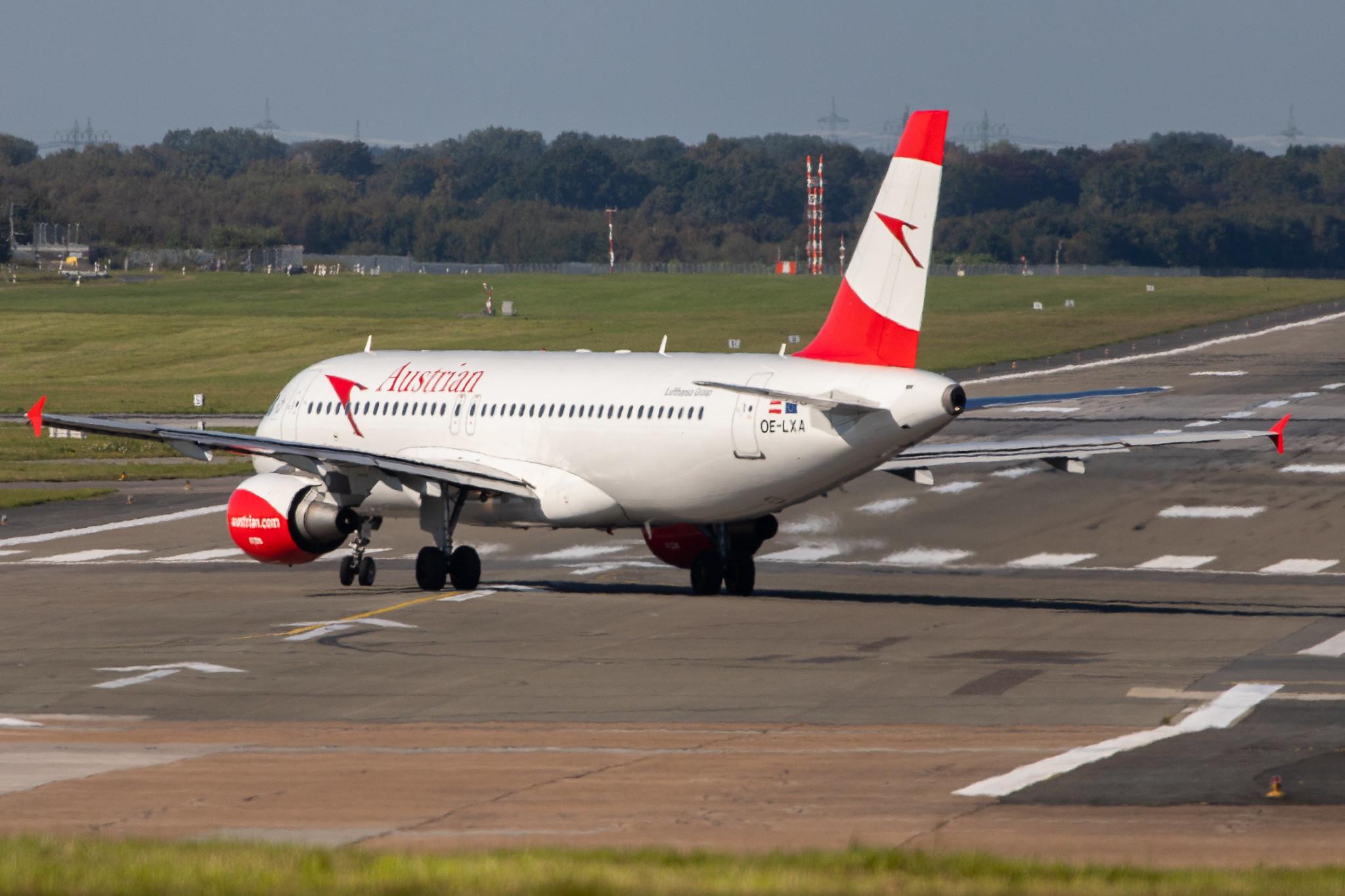 Hamburg Airport: Austrian Airlines (OS / AUA) |  Airbus A320-216 A320 | OE-LXA | MSN 3295