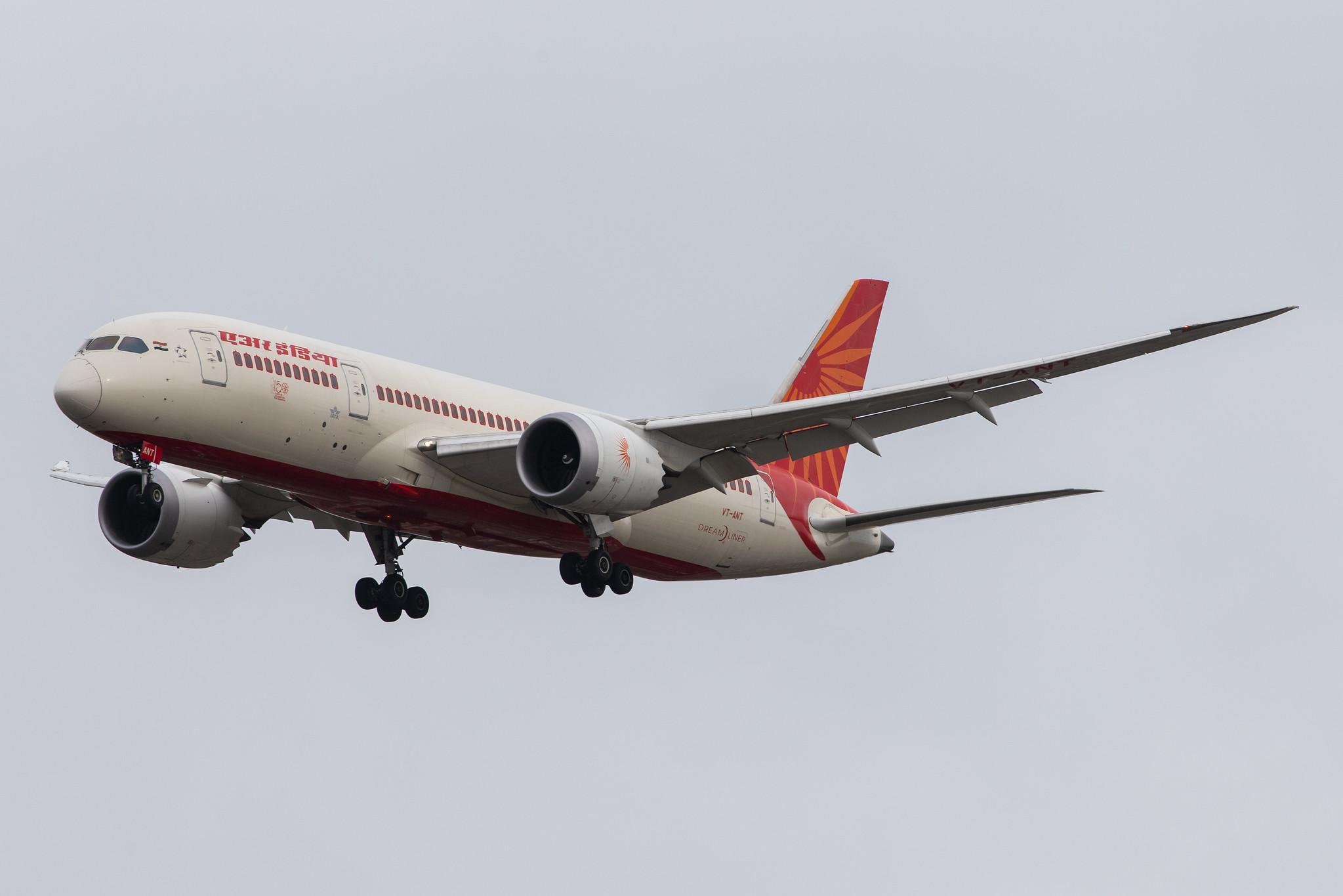 London Heathrow Airport: Air India (AI / AIC) |  Boeing 787-8 Dreamliner B788 | VT-ANT | MSN 36291