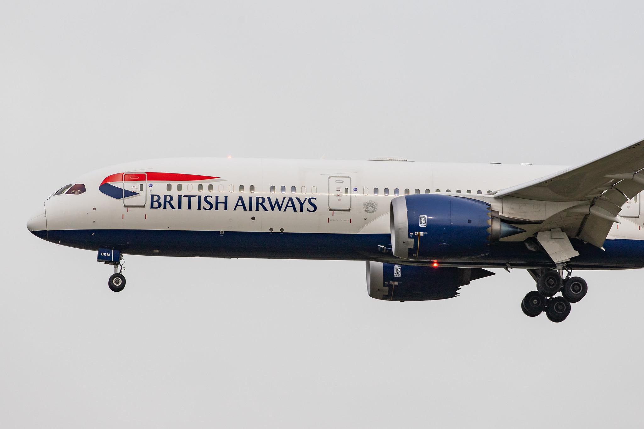 London Heathrow Airport: British Airways (BA / BAW) |  Boeing 787-9 Dreamliner B789 | G-ZBKM | MSN 38629
