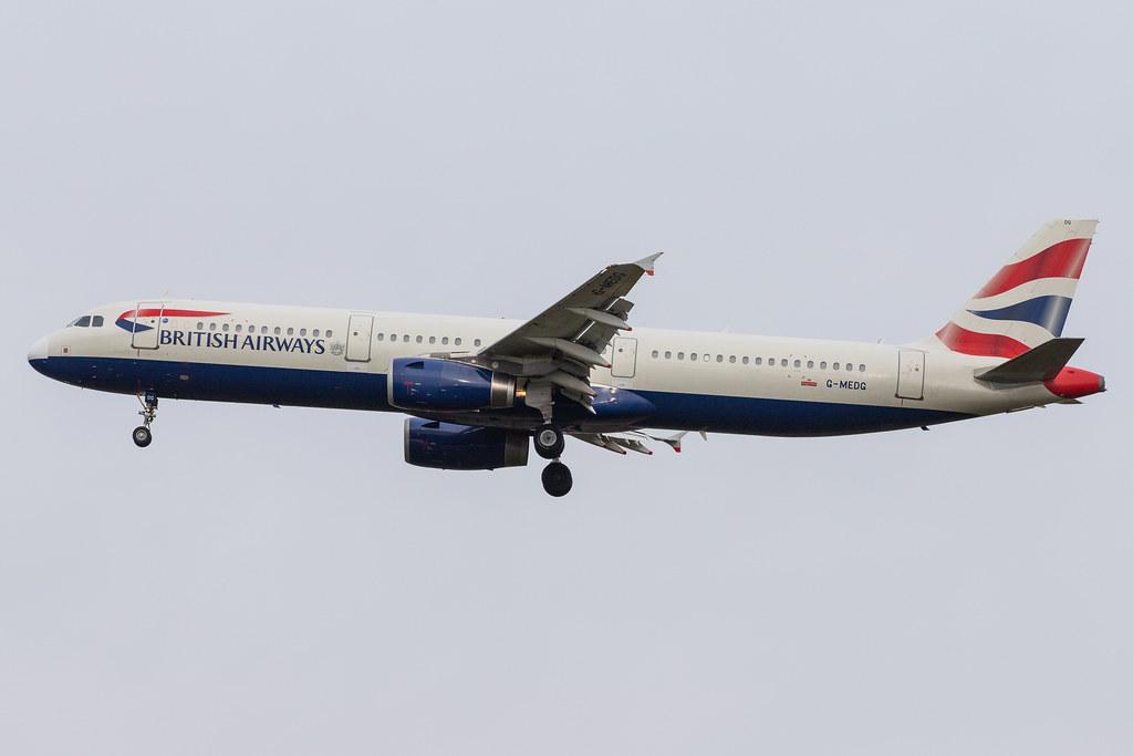 London Heathrow Airport: British Airways (BA / BAW) |  Airbus A321-231 A321 | G-MEDG | MSN 1711