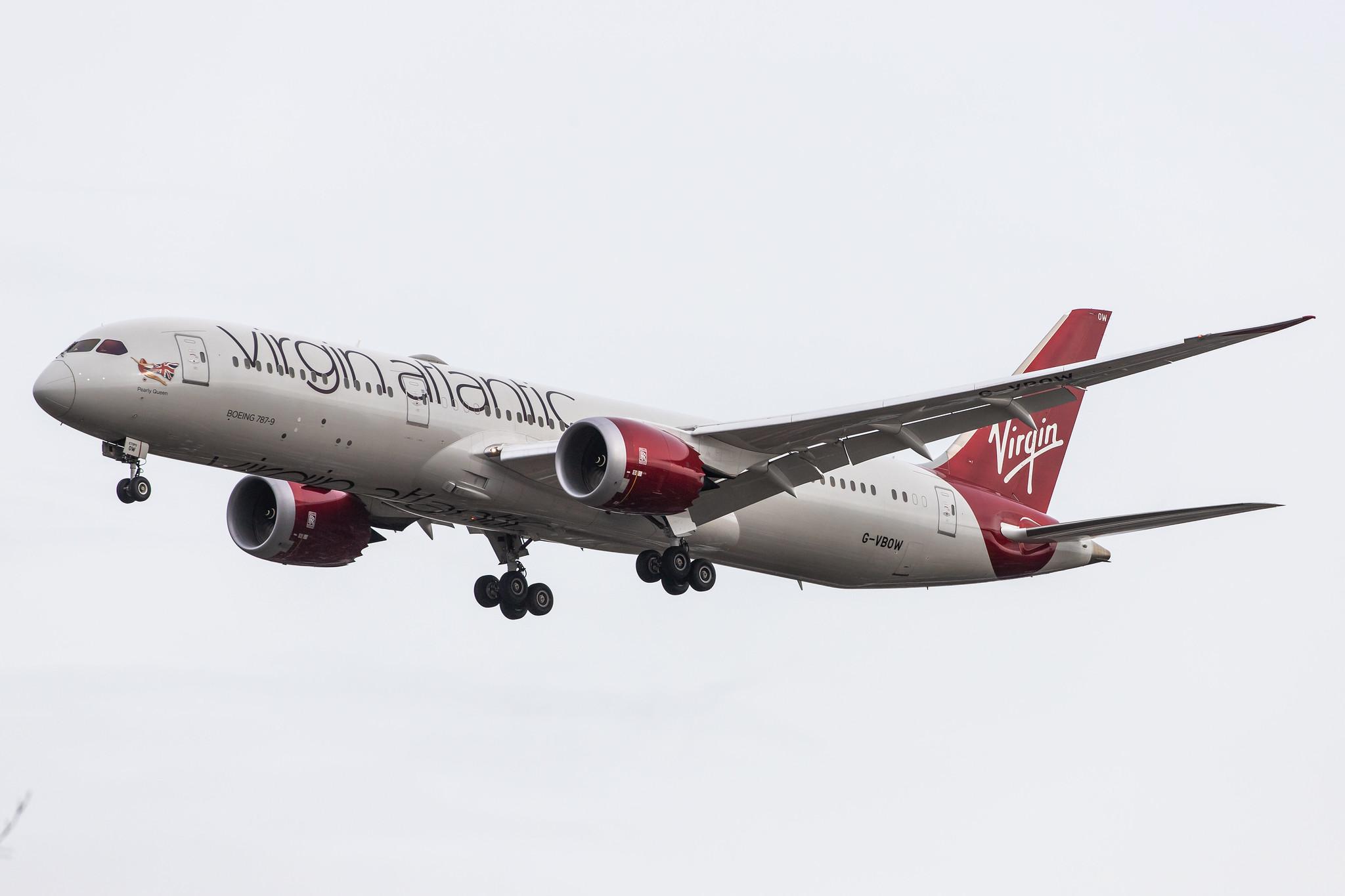 London Heathrow Airport: Virgin Atlantic (VS / VIR) |  Boeing 787-9 Dreamliner B789 | G-VBOW | MSN 37978