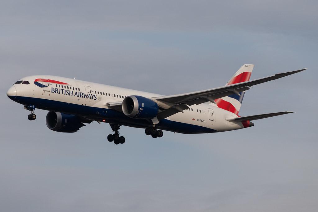 London Heathrow Airport: British Airways (BA / BAW) |  Boeing 787-8 Dreamliner B788 | G-ZBJH | MSN 38615