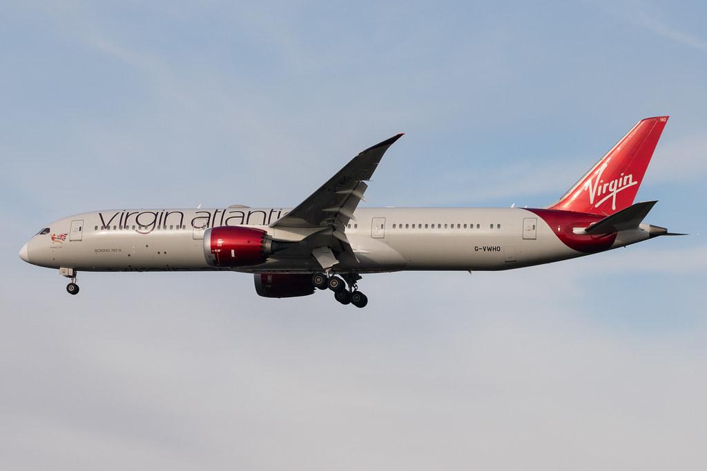 London Heathrow Airport: Virgin Atlantic (VS / VIR) |  Boeing 787-9 Dreamliner B789 | G-VWHO | MSN 37971