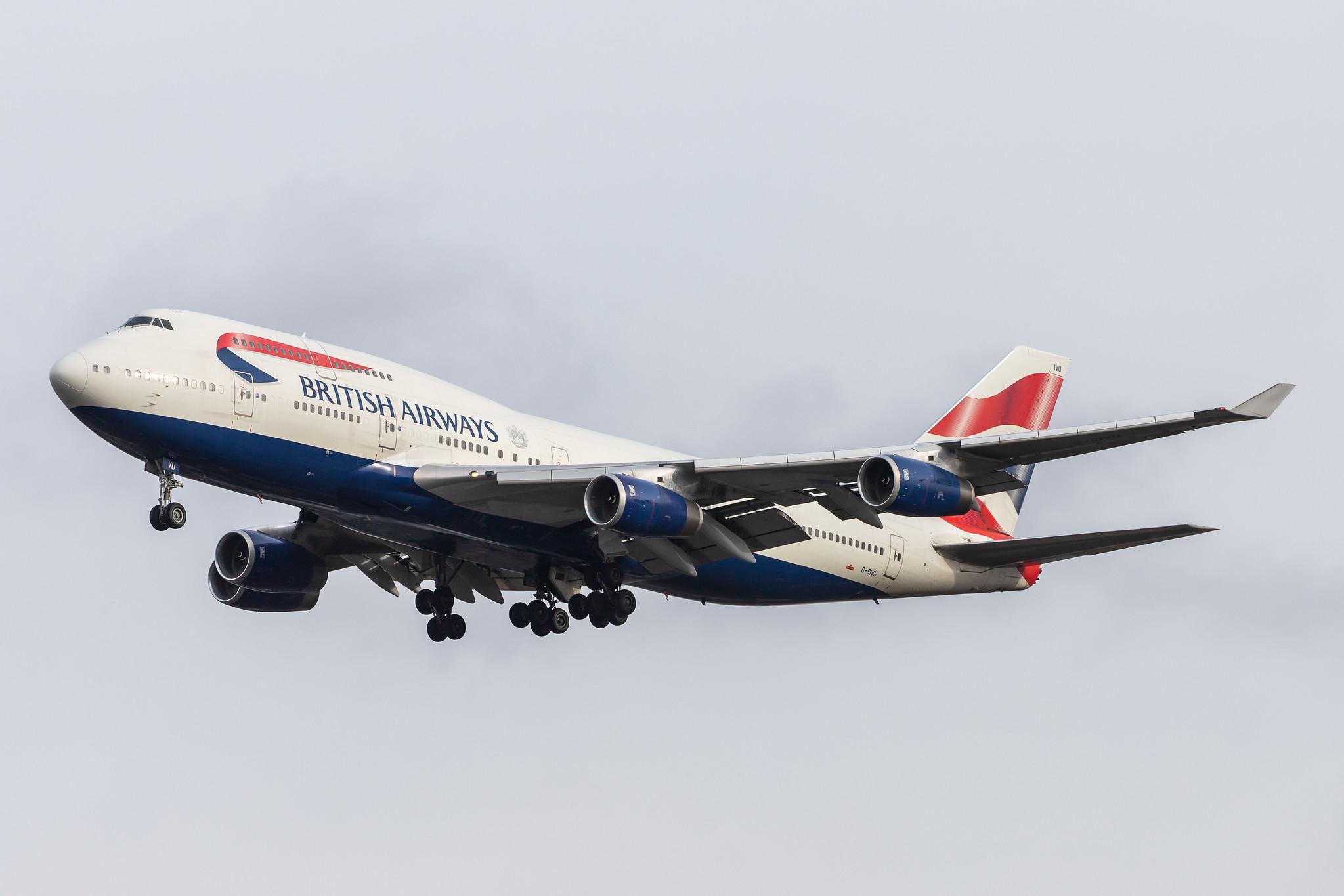 London Heathrow Airport: British Airways (BA / BAW) |  Boeing 747-436 B744 | G-CIVU | MSN 25810