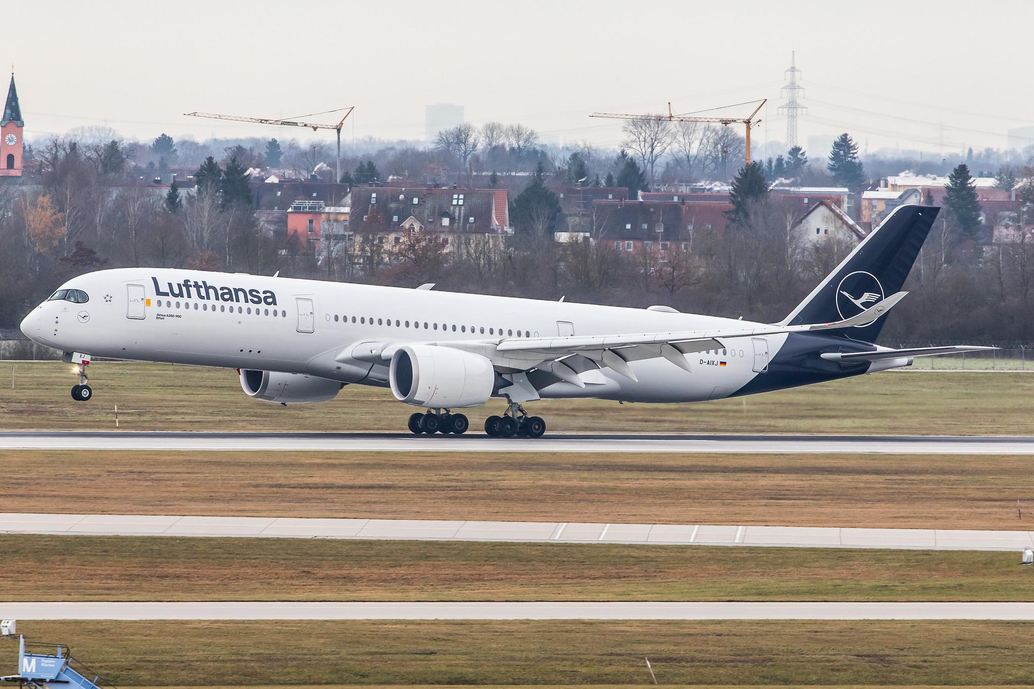 Munich Airport: Lufthansa (LH / DLH) |  Airbus A350-941 A359 | D-AIXJ | MSN 209