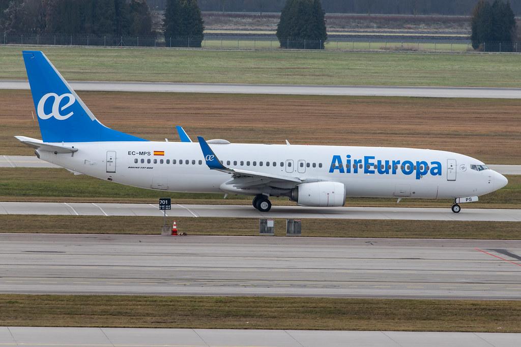 Munich Airport: Air Europa (UX / AEA) |  Boeing 737-85P B738 | EC-MPS | MSN 60587
