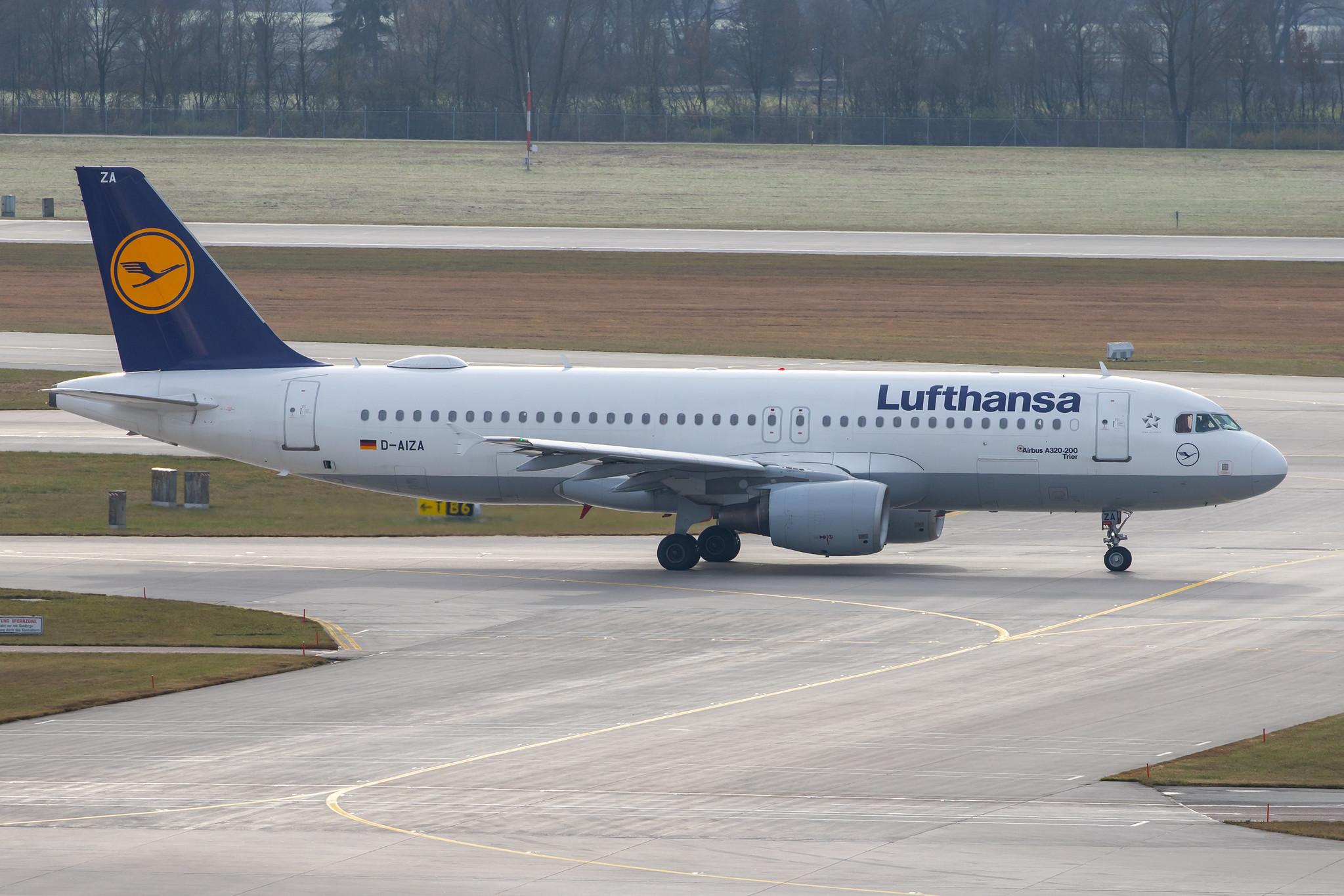 Munich Airport: Lufthansa (LH / DLH) |  Airbus A320-214 A320 | D-AIZA | MSN 4097