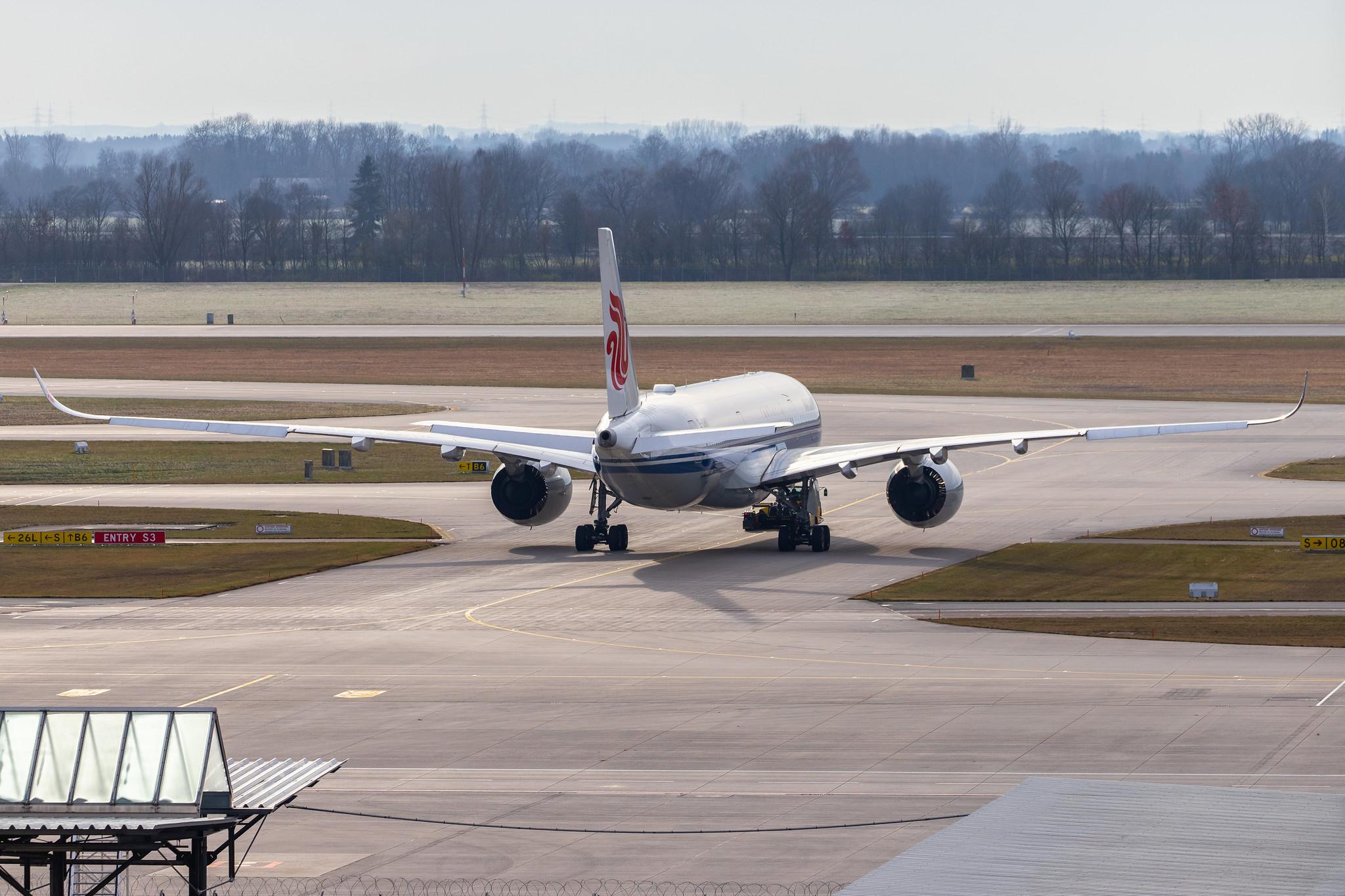 Munich Airport: Air China (CA / CCA) |  Airbus A350-941 A359 | B-1080 | MSN 247