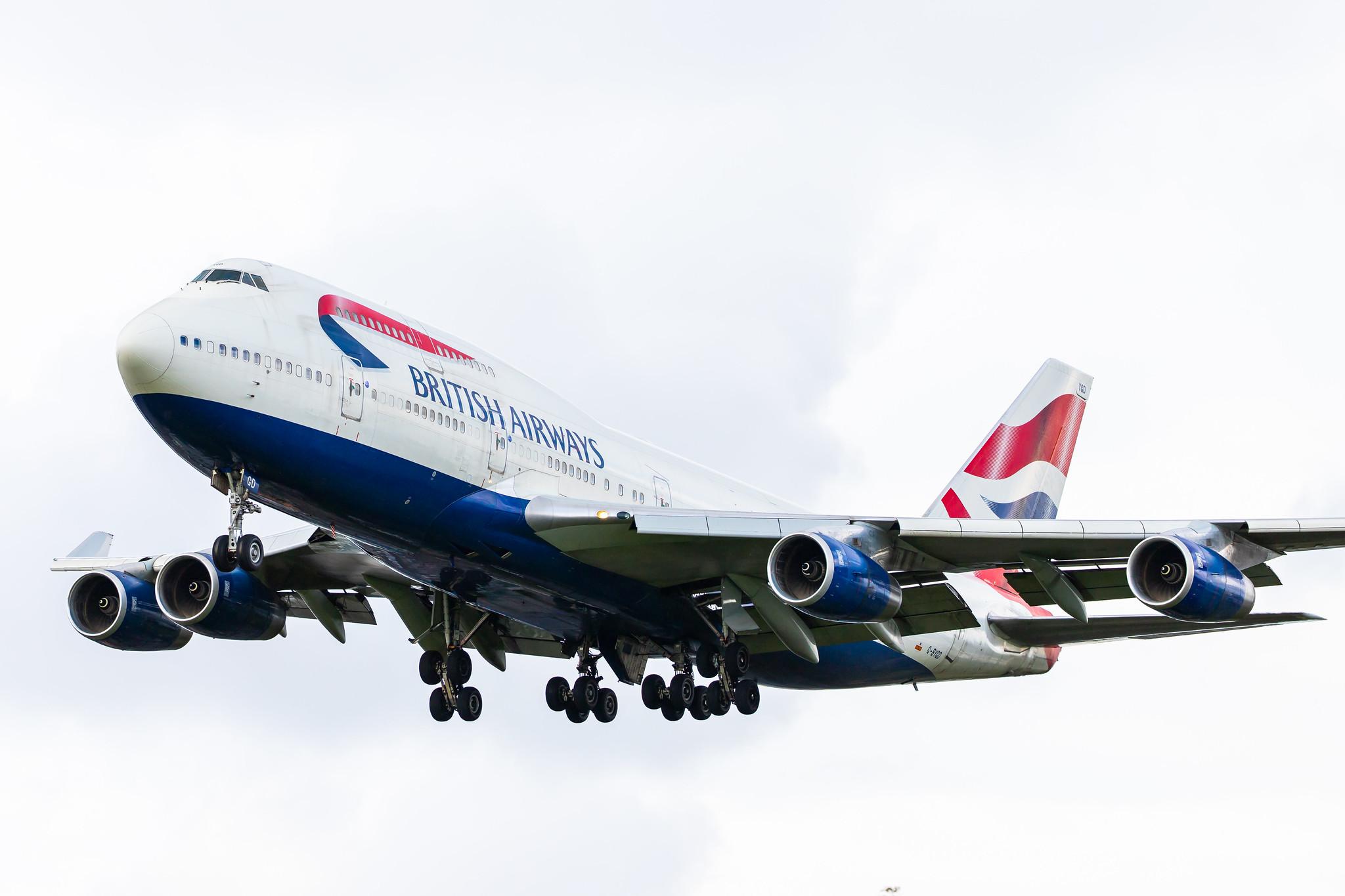 London Heathrow Airport: British Airways (BA / BAW) |  Boeing 747-436 B744 | G-BYGD | MSN 28857