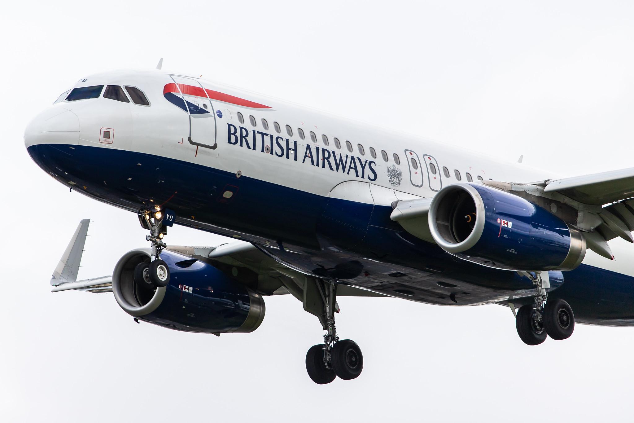 London Heathrow Airport: British Airways (BA / BAW) |  Airbus A320-232 A320 | G-EUYU | MSN 6028