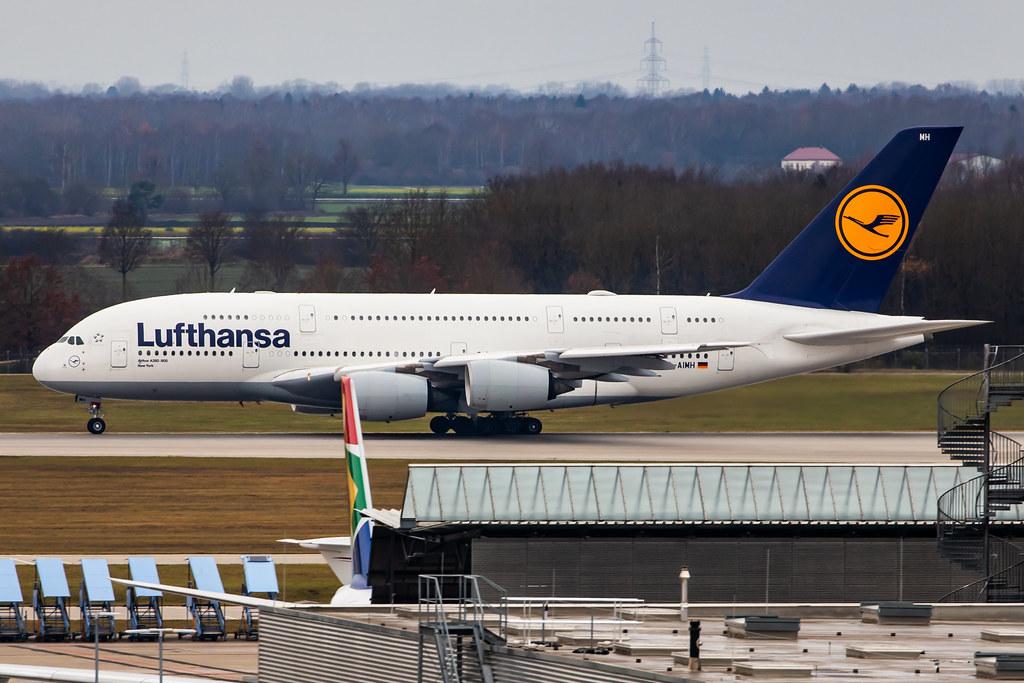 Munich Airport: Lufthansa (LH / DLH) |  Airbus A380-841 A388 | D-AIMH | MSN 070
