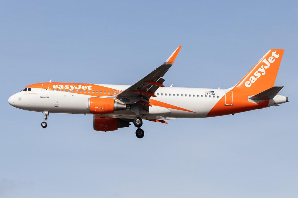 Flughafen Berlin Tegel (TXL): easyJet (U2 / EZY) | Operator: easyJet Europe |  Airbus A320-214 A320 | OE-IJA | MSN 7660