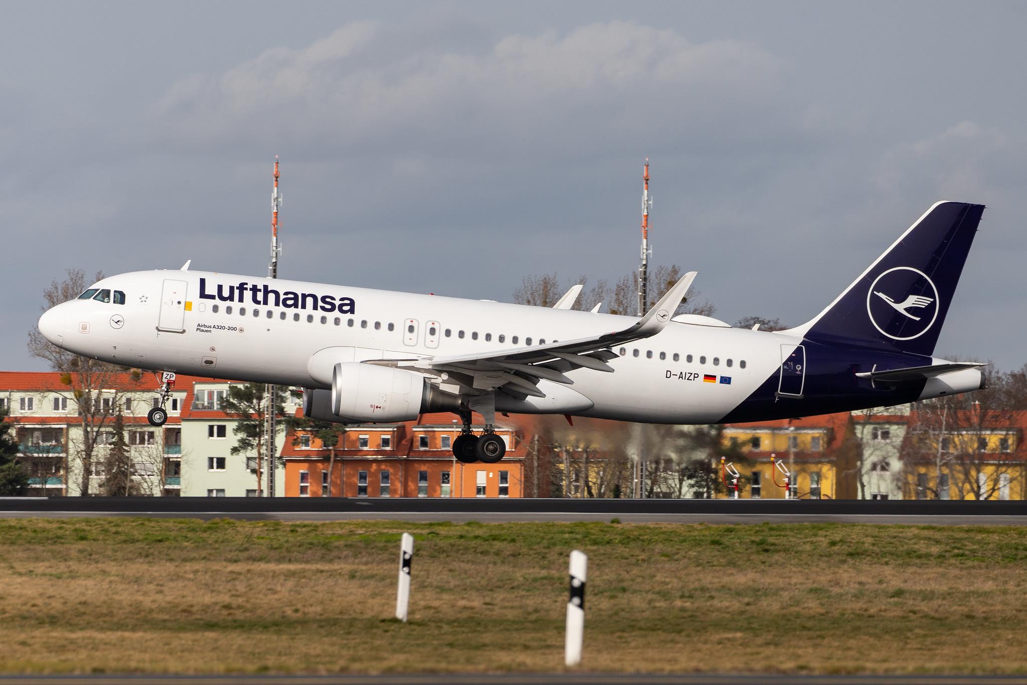 Flughafen Berlin Tegel (TXL): Lufthansa (LH / DLH) |  Airbus A320-214 A320 | D-AIZP | MSN 5487