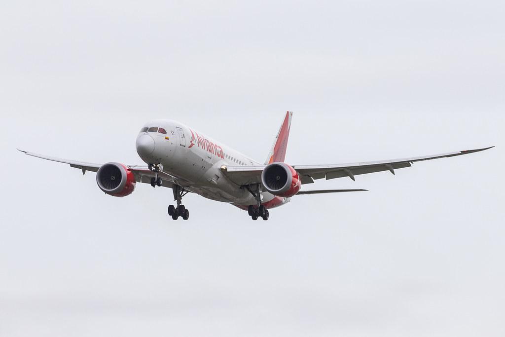 London Heathrow Airport: Avianca (AV / AVA) |  Boeing 787-8 Dreamliner B788 | N786AV | MSN 37508