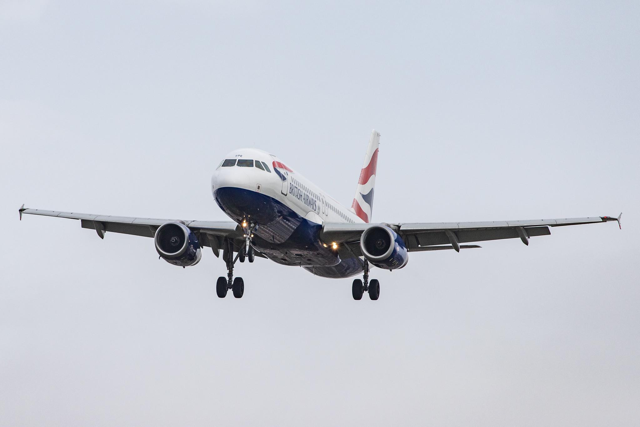 London Heathrow Airport: British Airways (BA / BAW) |  Airbus A320-232 A320 | G-TTOE | MSN 1754