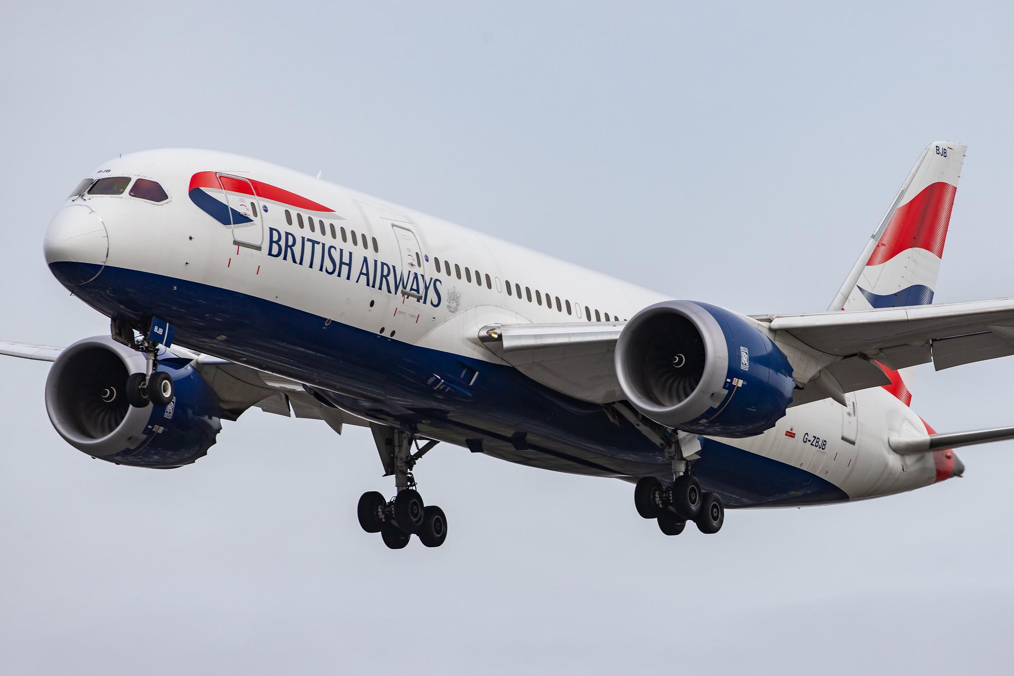 London Heathrow Airport: British Airways (BA / BAW) |  Boeing 787-8 Dreamliner B788 | G-ZBJB | MSN 38610