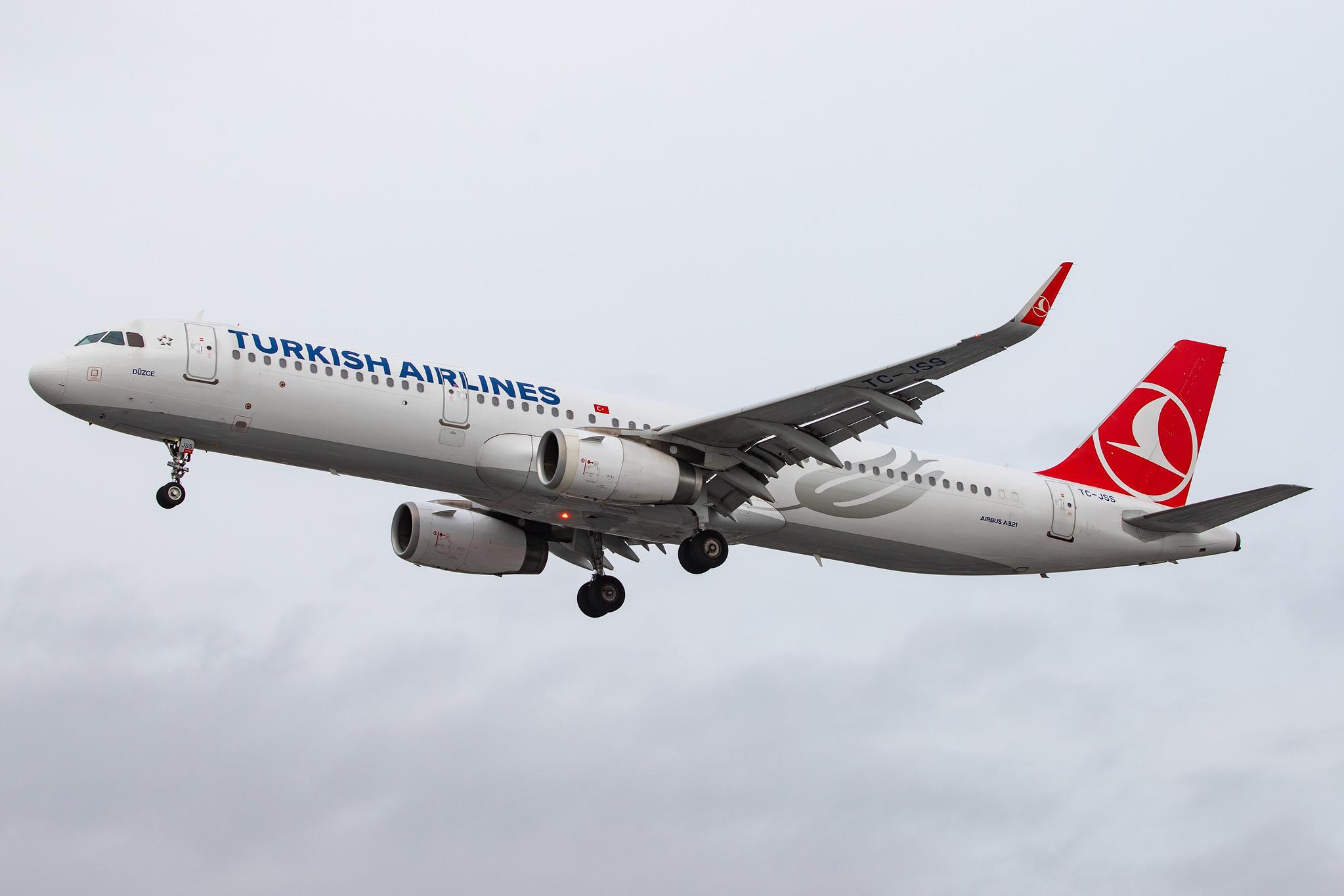 London Heathrow Airport: Turkish Airlines (TK / THY) |  Airbus A321-231 A321 | TC-JSS | MSN 6657