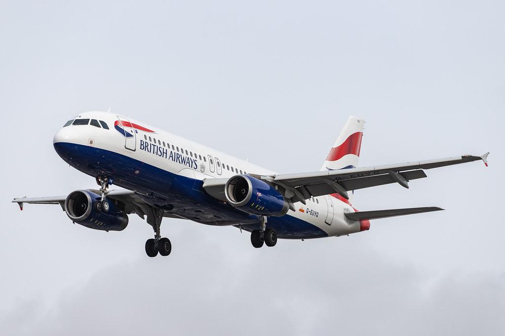 London Heathrow Airport: British Airways (BA / BAW) |  Airbus A320-232 A320 | G-EUYG | MSN 4238