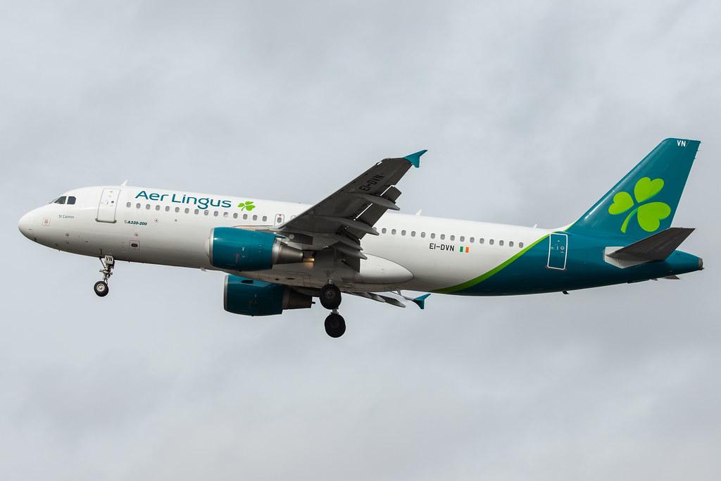 London Heathrow Airport: Aer Lingus (EI / EIN) |  Airbus A320-214 A320 | EI-DVN | MSN 4715