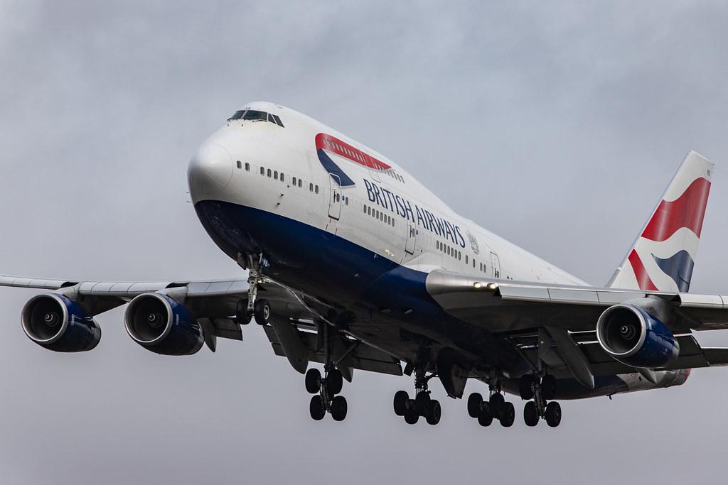 London Heathrow Airport: British Airways (BA / BAW) |  Boeing 747-436 B744 | G-CIVS | MSN 28851