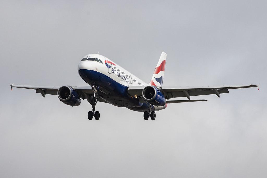 London Heathrow Airport: British Airways (BA / BAW) |  Airbus A319-131 A319 | G-EUPP | MSN 1295