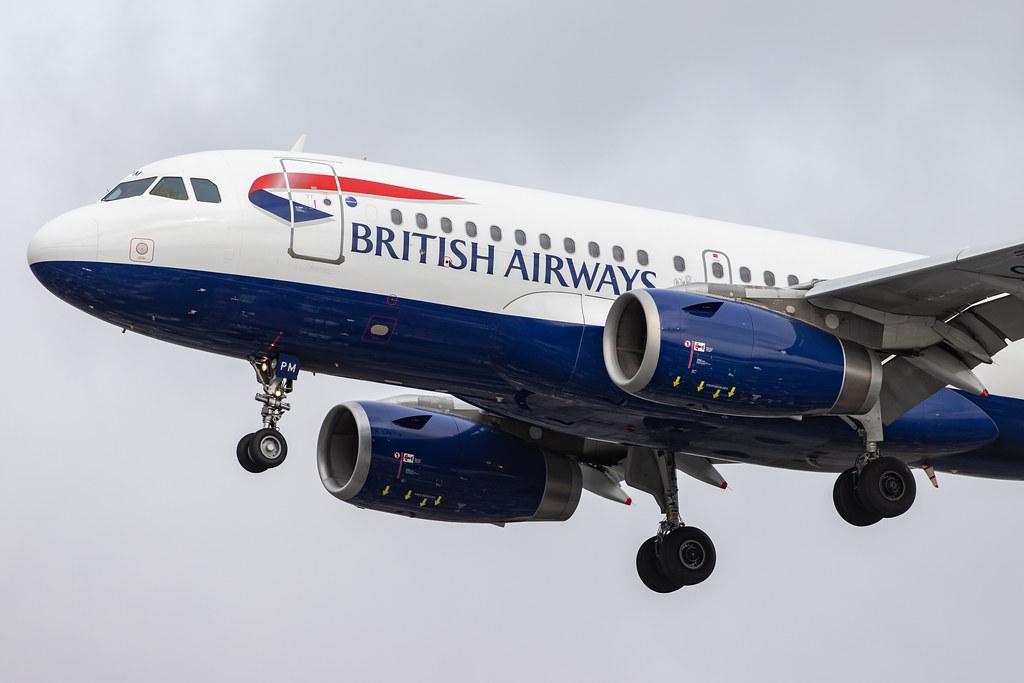 London Heathrow Airport: British Airways (BA / BAW) |  Airbus A319-131 A319 | G-EUPM | MSN 1258