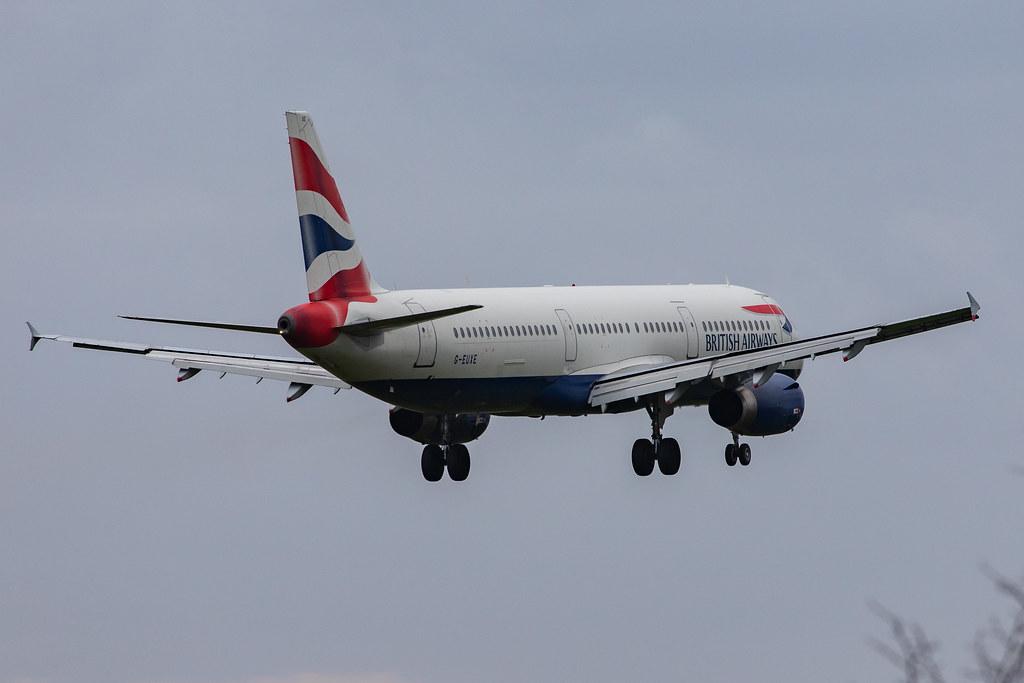 London Heathrow Airport: British Airways (BA / BAW) |  Airbus A321-231 A321 | G-EUXE | MSN 2323