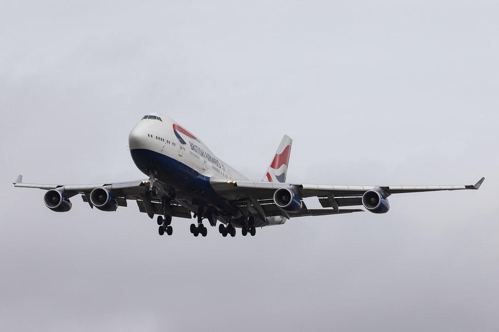 London Heathrow Airport: British Airways (BA / BAW) |  Boeing 747-436 B744 | G-CIVV | MSN 25819